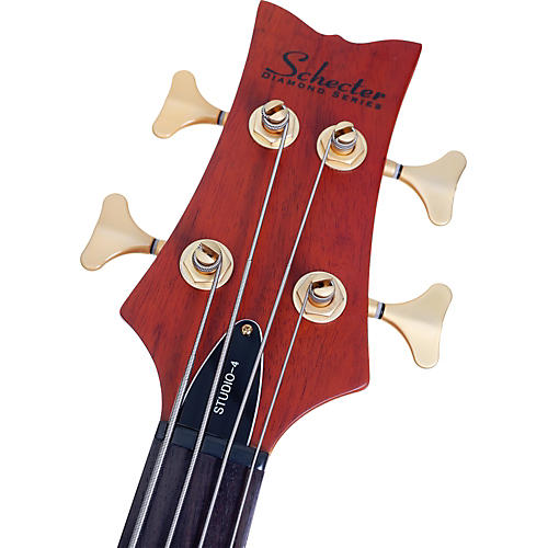 Schecter Guitar Research Stiletto Studio-4 Bass Satin Honey