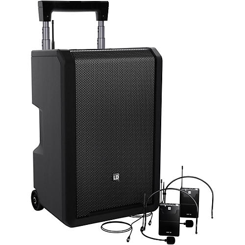LD Systems ANNY 10 Portable Battery-Powered Speaker With Dual Wireless Headset Mics B4.7
