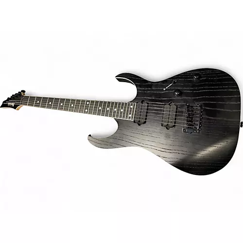 Used Ibanez RGR652AHBF weathered black Solid Body Electric Guitar weathered black