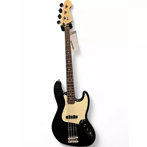 Used 2006 Fender Standard Jazz Bass Black Electric Bass Guitar Black