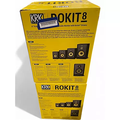 Used KRK RP8 ROKIT G4 Pair Powered Monitor
