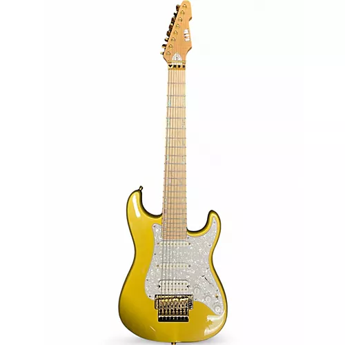 Used ESP LTD JRV8 Gold Solid Body Electric Guitar Gold