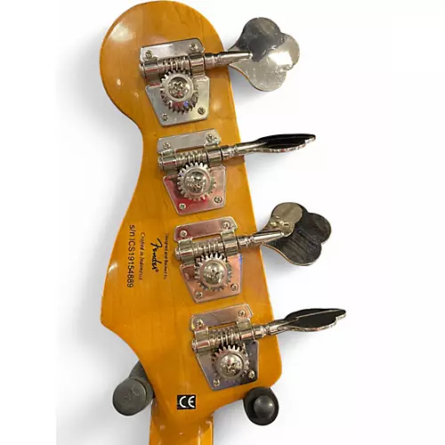 Used Squier Classic Vibe 70s Jazz Bass Natural Electric Bass Guitar Natural