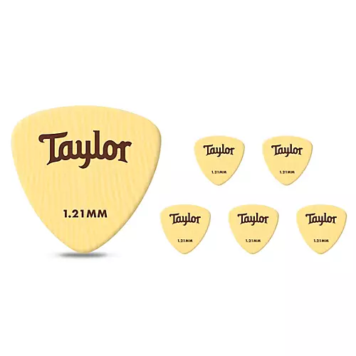 Taylor Premium DarkTone Ivoroid 346 Picks 1.1 mm 6 Pack