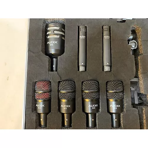 Used Audix 7-Piece Drum Mic Kit Drum Microphone