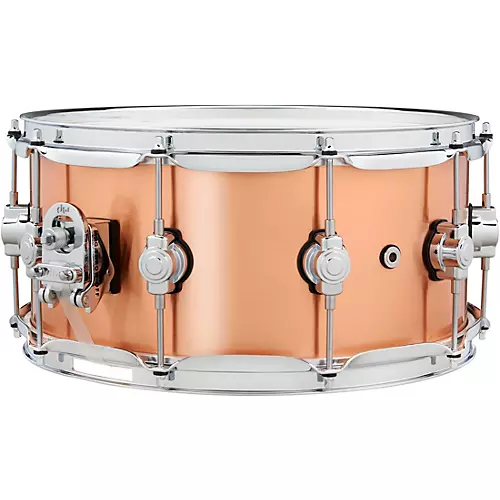 DW DW Performance Series 1 mm Polished Copper Snare Drum 14 x 6.5 in.