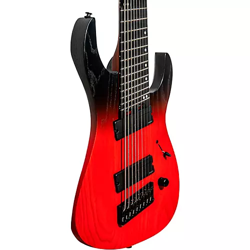 Legator Ninja 9-String Multi-Scale Electric Guitar Crimson