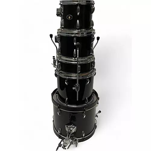 Used TAMA 5 piece Stagestar Black Drum Kit Black