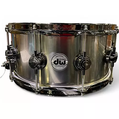 Used DW 6.5X14 Black-Ti Snare Titanium Drum Titanium 15