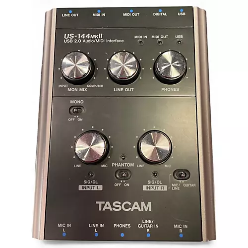 Used TASCAM US-144 MKII Audio Interface