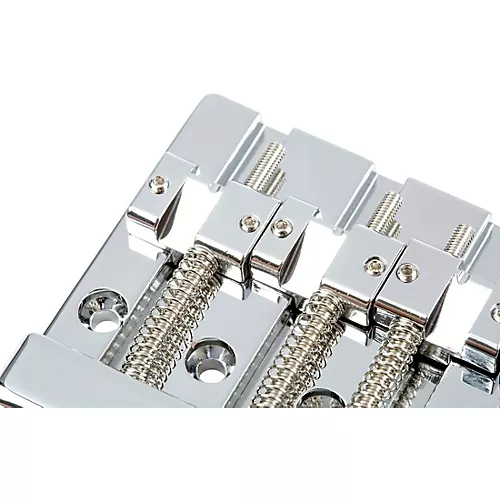 Fender HiMass 4-String Bass Bridge Assembly With Zinc Saddles Chrome