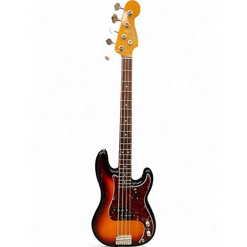 Used Fender American Vintage Reissue 3 Tone Sunburst Electric Bass Guitar 3 Tone Sunburst