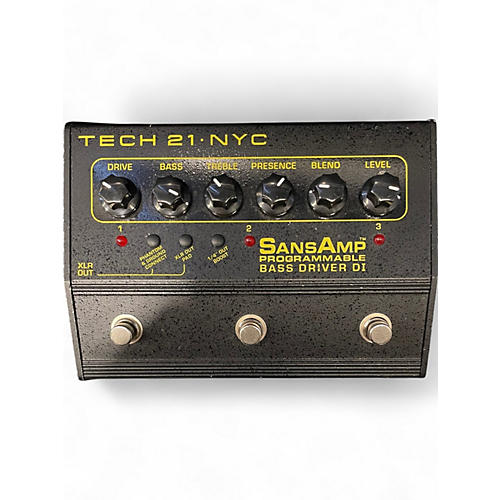 Used Tech 21 Sansamp PBDR Bass Driver DI Bass Effect Pedal