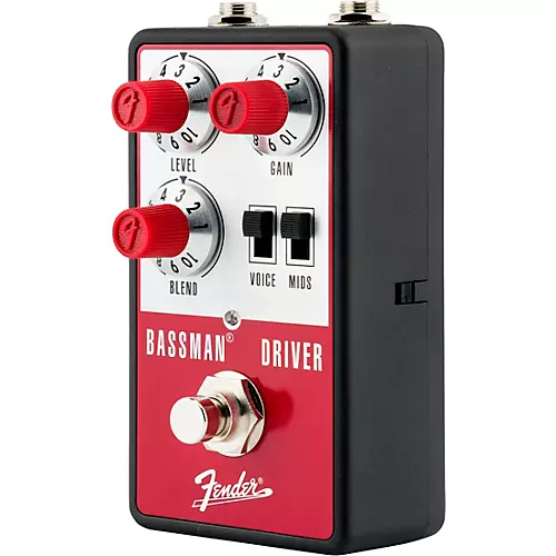 Fender Bassman Driver Effects Pedal Aluminum Red