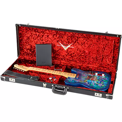 Fender Custom Shop Vintage Custom 1968 Telecaster Electric Guitar Blue Flower