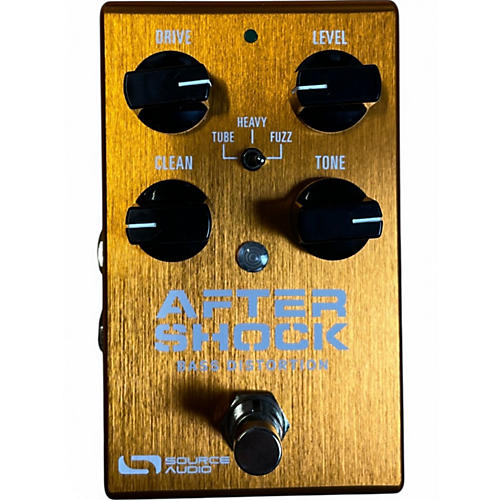 Used Source Audio AFTER SHOCK BASS DISTORTION Bass Effect Pedal