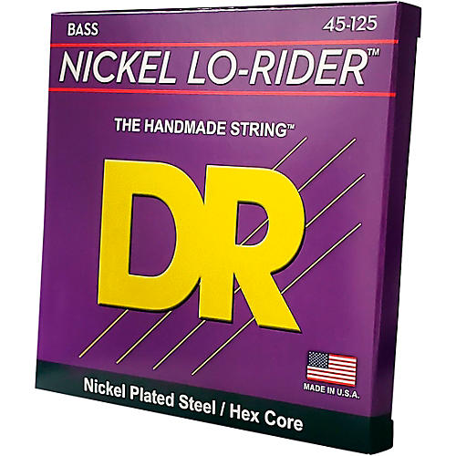 DR Strings Nickel Medium Lo-Riders 5-String Bass Strings