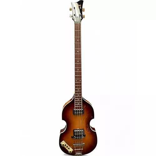 Used Hofner Contemporary Sunburst Electric Bass Guitar Sunburst