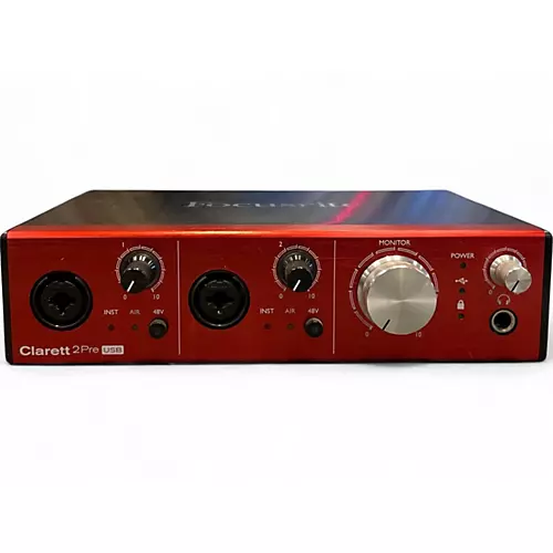 Used Focusrite Clarett 2Pre Audio Interface