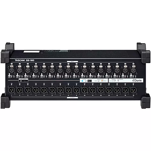 TASCAM SB-16D 16-In/16 Out Dante Stage Box