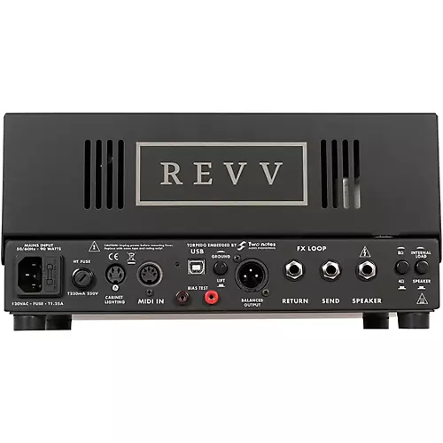 Revv Amplification D20 20W Tube Guitar Amp Head Black