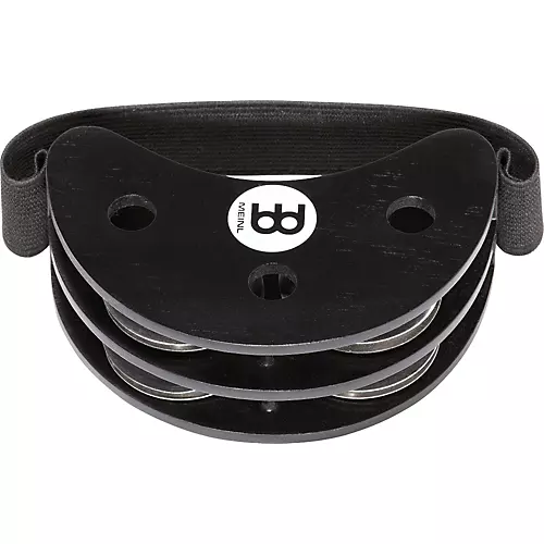 MEINL Foot Tambourine Steel Jingles Black