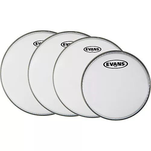 EVANS MX White Tenor Drumhead 4-Pack