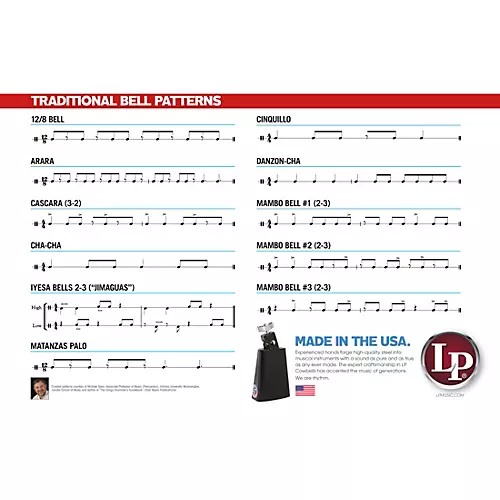 LP LP617 Mountable Double Sambago Bells