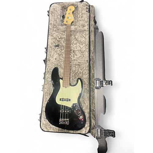 Used Fender American Professional Jazz Bass Black Electric Bass Guitar Black