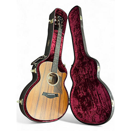 Used Taylor 724 CE Koa Natural Acoustic Electric Guitar Natural
