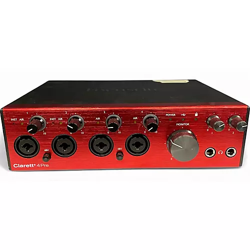 Used Focusrite Clarett+ 4Pre Audio Interface