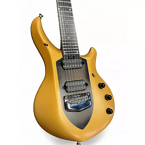 Used Ernie Ball Music Man Majesty 7 Gold Solid Body Electric Guitar Gold