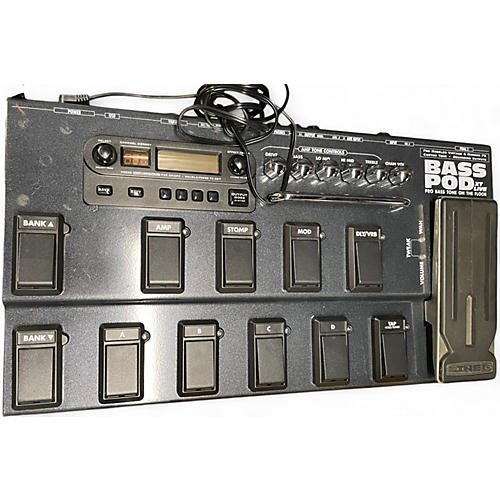 Used Line 6 Bass Pod XT Live Bass Effect Pedal