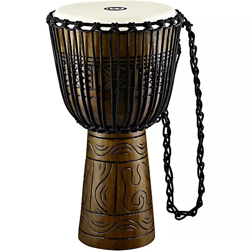 MEINL Artifact Series Hand-Carved Djembe 13 in. Brown
