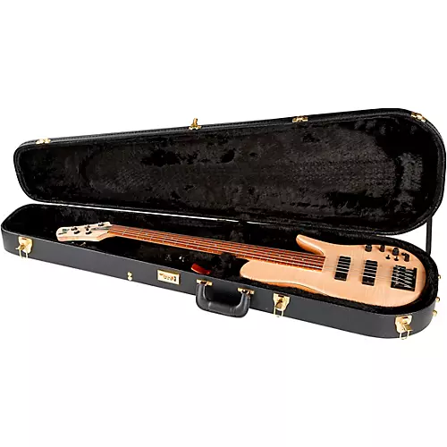 Fodera Guitars Imperial 5 Select Natural 5-String Electric Bass Flame Maple