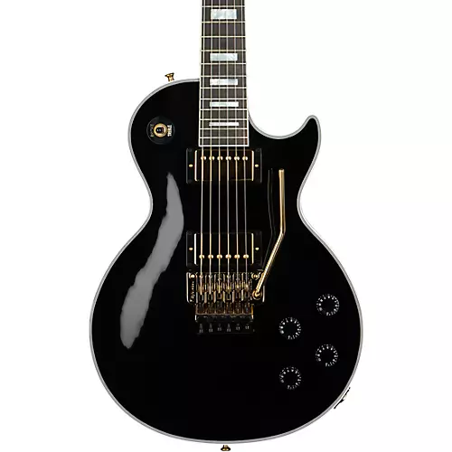 Gibson Custom Les Paul Axcess Custom Floyd Rose Electric Guitar Ebony