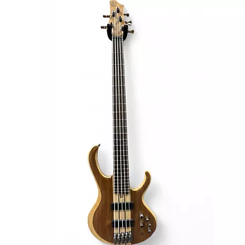 Used Ibanez BTB745 Amber Electric Bass Guitar Amber