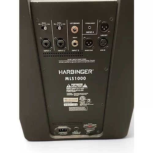 Used Harbinger mls1000 Powered Speaker