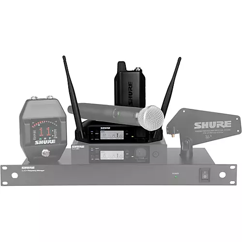 Shure GLXD14+ Lavalier System With WL93, 2.4 & 5.8GHz