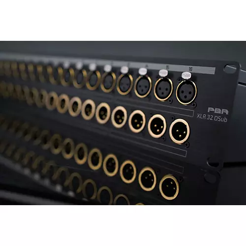 Black Lion Audio PBR XLR 32 D-Sub Patchbay