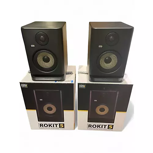 Used KRK RP5G5 PAIR Powered Monitor