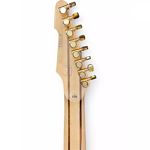 Used ESP LTD JRV8 Gold Solid Body Electric Guitar Gold
