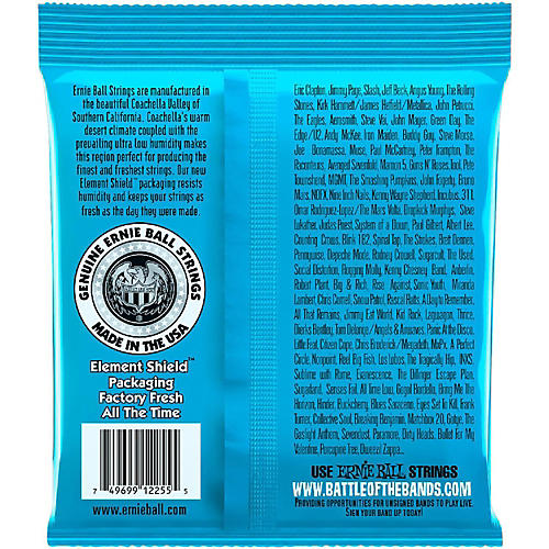 Ernie Ball P02255 Extra Slinky Pure Nickel Wrap Electric Guitar Strings 8-38