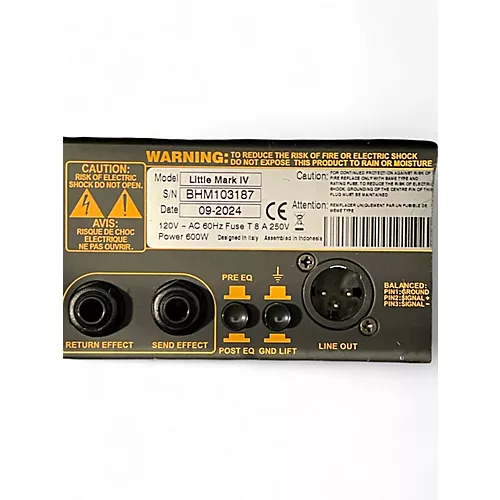 Used Markbass LITTLE MARK IV Bass Combo Amp