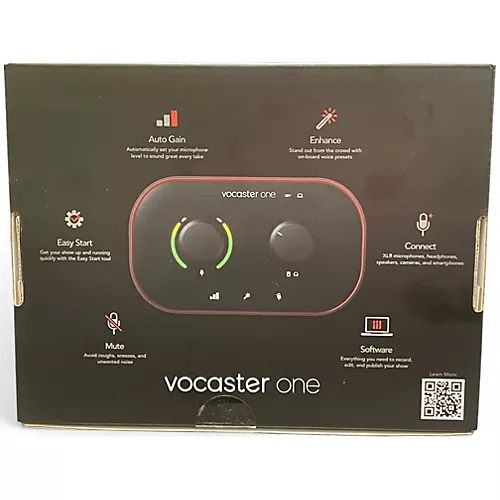 Used Focusrite VOCASTER ONE Audio Interface