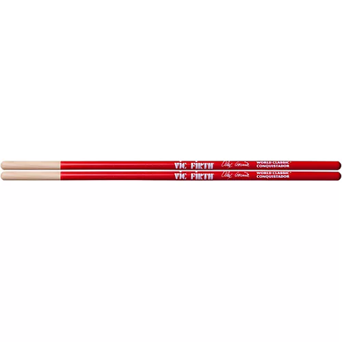 Vic Firth Alex Acuna Conquistador Timbale Sticks Red