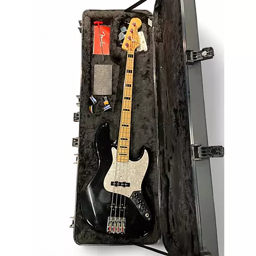 Used 2008 Fender GETTY LEE JAZZ BASS Black Electric Bass Guitar Black