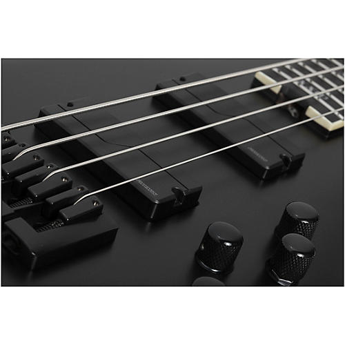 Schecter Guitar Research SLS Elite-4 Evil Twin Electric Bass Satin Black