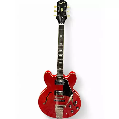 Used Epiphone Joe Bonamassa 1962 ES335 Cherry Hollow Body Electric Guitar Cherry