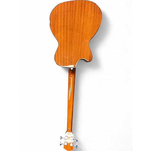 Used Fender cb-60sce Natural Acoustic Bass Guitar Natural